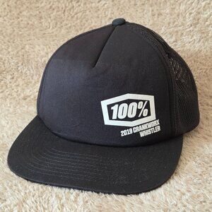 100% Trucker Cap – Crankworx Whistler 2019, Black